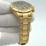 Rolex Daytona Cosmograph Yellow Gold Black Dial 16528 Oyster Replica - Image 3
