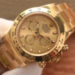 Rolex Daytona Cosmograph Yellow Gold Dial 116528 Oyster Replica - Image 3