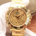 Rolex Daytona Cosmograph Yellow Gold Dial 116528 Oyster Replica