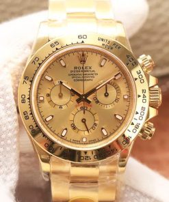 Rolex Daytona Cosmograph Yellow Gold Dial 116528 Oyster Replica