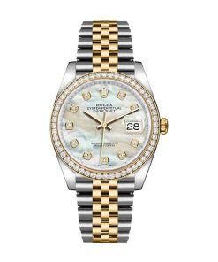 rolex-date-just-gem-bezel-white-dial-yellow-gold-steel-replica