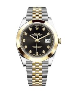 rolex-datejust-115234-34mm-white-gold-black-with-diamond-dial