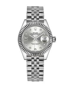 rolex-datejust-28mm-279174-steel-white-gold-automatic-silver-dial-replica