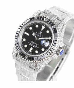 rolex-submariner-date-diamond-black-bezel-replica-watch